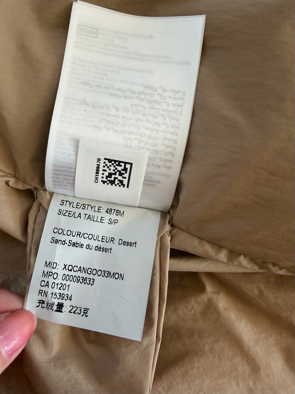 Canada Goose NWOT Wilu Parka (size SM P) - Picture 10 of 10